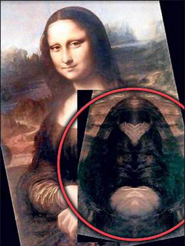 蒙娜丽莎的浅笑搁大400倍,揭秘蒙娜丽莎搁大后隐蔽的神秘