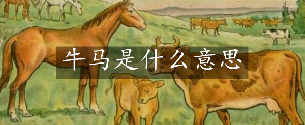 牛马是什么意思，牛马的真正含义 