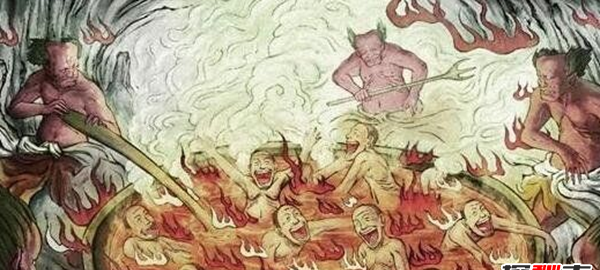 实在去过地狱的人,绘家醒后竟清楚的绘出地狱场景