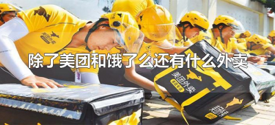 ​除了美团和饿了么还有什么外卖（外卖平台有哪些软件?）