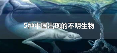 ​5种中国出现的不明生物（中国的不明生物有什么）