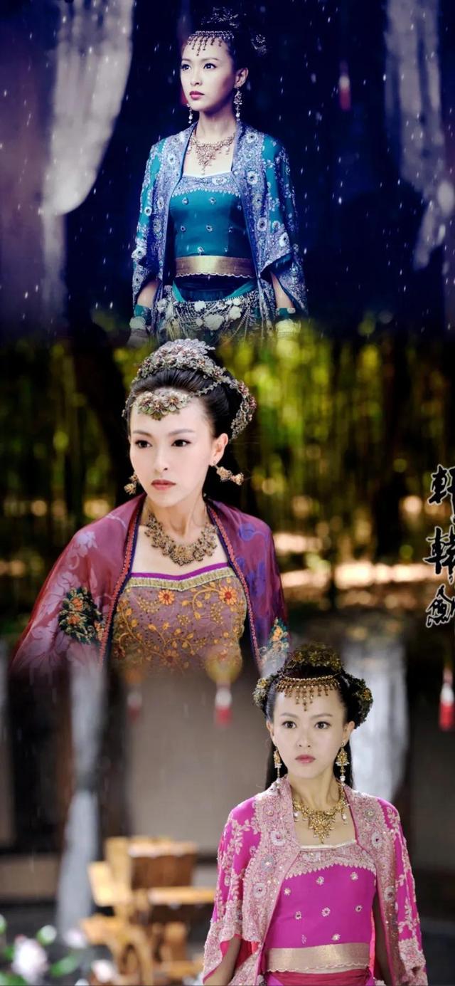 古装头戴抹额女星（影视剧中戴额饰的美人）(148)