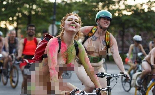 最无节操的节日,世界裸骑节(赤身骑行/倡仪绿色出行)
