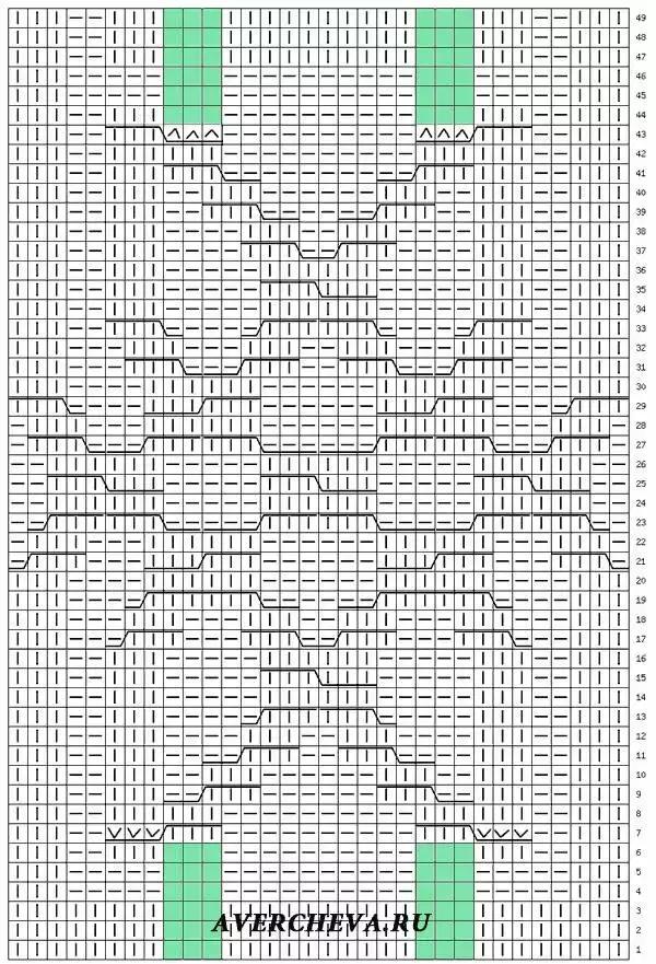 圈织毛衣的编织方法图解（36款编织纹路花样）(8)