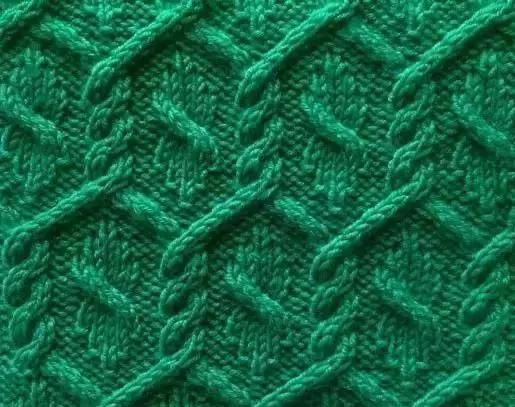 圈织毛衣的编织方法图解（36款编织纹路花样）(61)