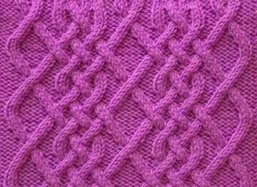 圈织毛衣的编织方法图解（36款编织纹路花样）(39)