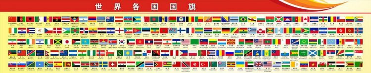 哪几个国家的国旗是由三个长方行组成的