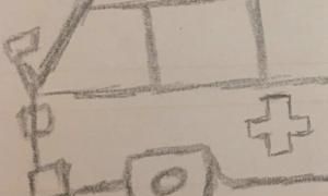 救护车的画法,救护车的简笔画怎么画步骤图?图7