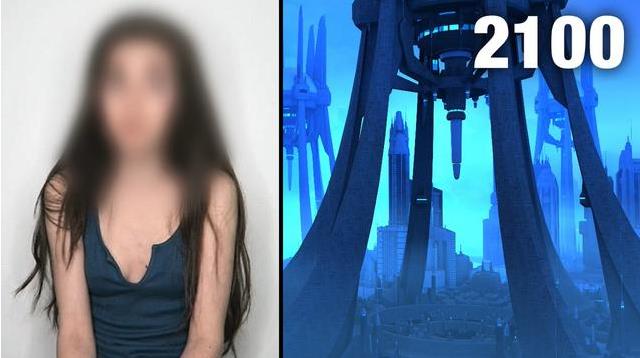 女子自称来自2100年