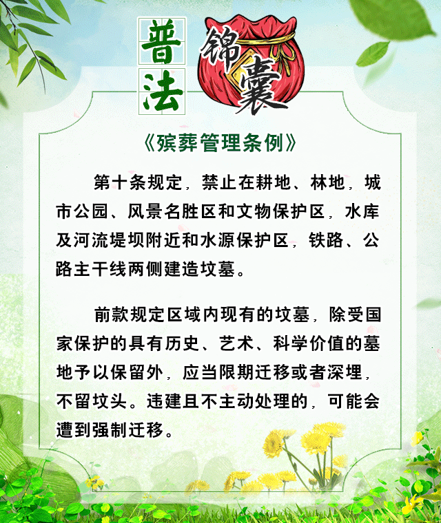 清明扫墓禁止燃烧冥币(烧冥币放鞭炮)(9)