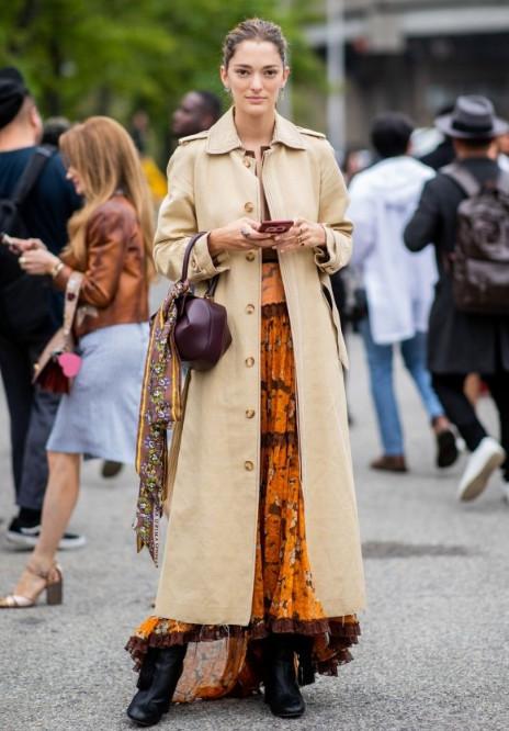 丝巾搭配丝巾教程(学会这些丝巾搭法)(4)