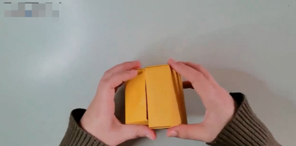 包装纸盒的折法,史上最简单的盒子折法图解图13