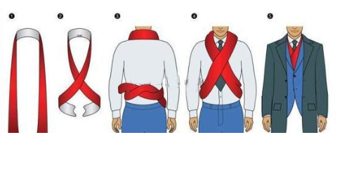 长条围巾的各种围法,冬季长围巾的各种围法图解视频图14