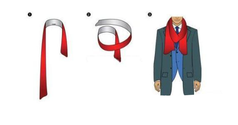 长条围巾的各种围法,冬季长围巾的各种围法图解视频图12