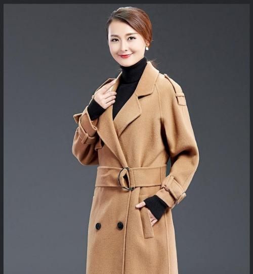 粘纤70%羊毛的双面呢面料的大衣怎么洗，可以机洗吗