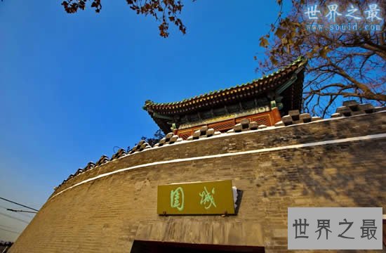 中国最小的城,北京团城(周长276米)
