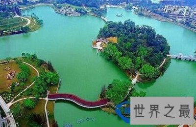 ​中国最大的城中湖—武汉东湖（33平方公里）