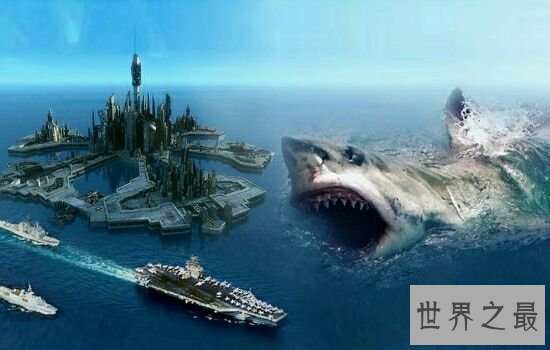 世界上最大鲨鱼第一竟然可以一口吞下巨轮,震惊!