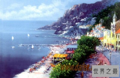 ​世界上最大的陆间海，地中海是旅游业的天堂