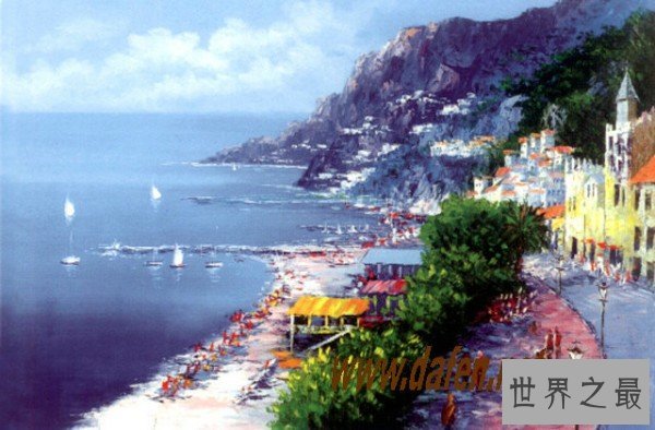 世界上最大的陆间海,地中海是旅游业的天堂