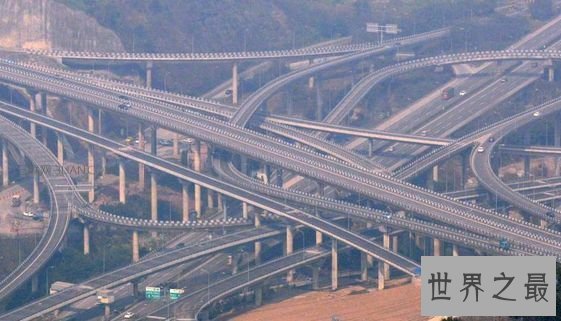 重庆最复杂立交桥,最复杂汽车迷宫(导航看哭了)