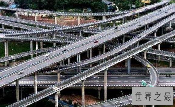 重庆最复杂立交桥,最复杂汽车迷宫(导航看哭了)