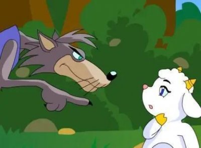 ​睡前小故事~~狼和七只小羊（睡前故事 狼和七只小羊）