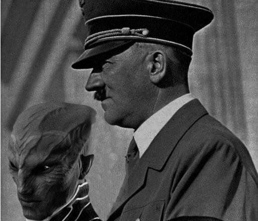 探秘希特勒被证实是外星人，纳粹战败后希特勒假死后逃回外太空  3