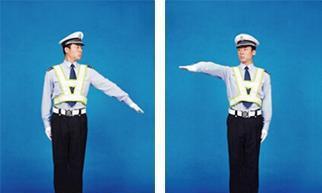 科目一交警手势图解巧记，学车开车必备