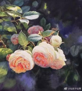 ​这是属于水彩画家黄有维的浪漫故事，他用一年的时间