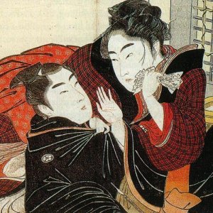 ​春画衍生出的浮世绘，画尽隐晦故事，却是艺术瑰宝