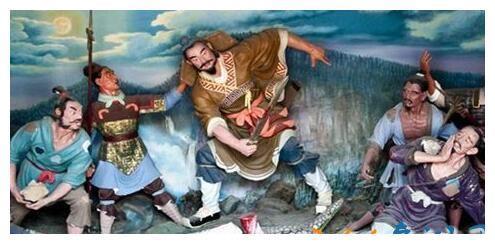 刘邦斩白蛇神话故事，一刀把大汉朝斩两段