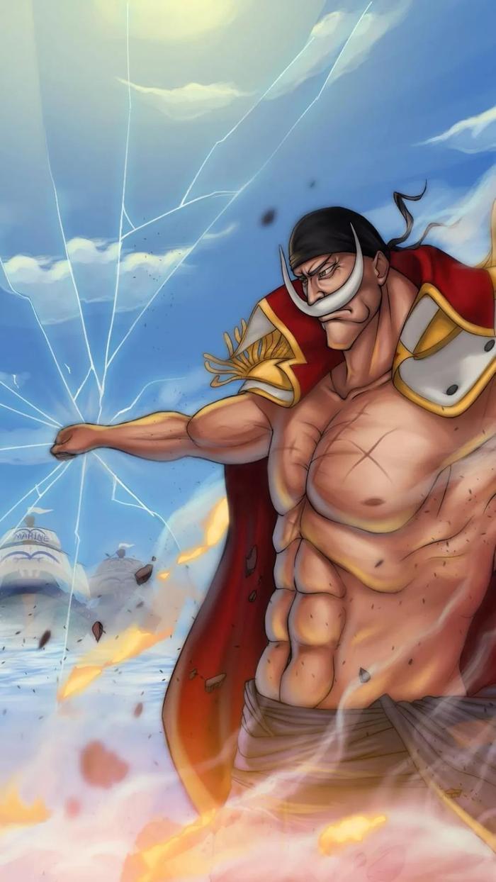 海贼王白胡子老爹帅气壁纸：永远不会离开的老爹