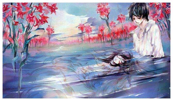 最近丧系“奈何桥”壁纸火了，彼岸花开开彼岸，奈何桥前可奈何