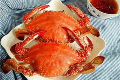 ​梭子蟹清蒸多少分钟 梭子蟹蒸完了里面是黑的