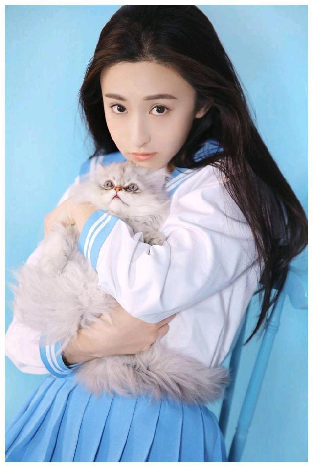 初恋脸美女明星朱圣祎性感透视装私房写真图片