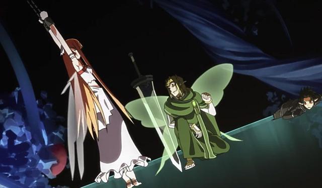 刀剑神域中的经典“捆绑”剧情，亚丝娜你真的不是来秀身材的么？