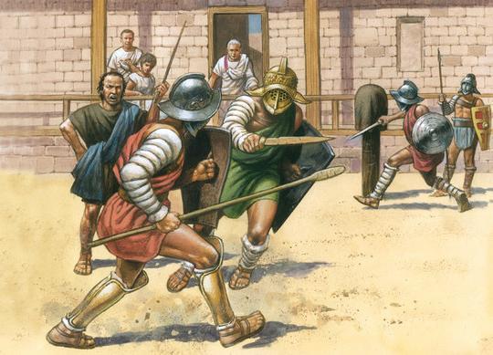 在古罗马，女奴一般都被这样处置，十分悲惨