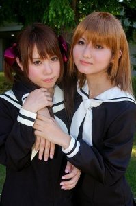 ​各式各样的日本女生校服，赏心悦目