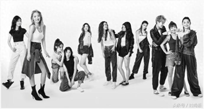 火箭少女101黑白时尚大片写真图片