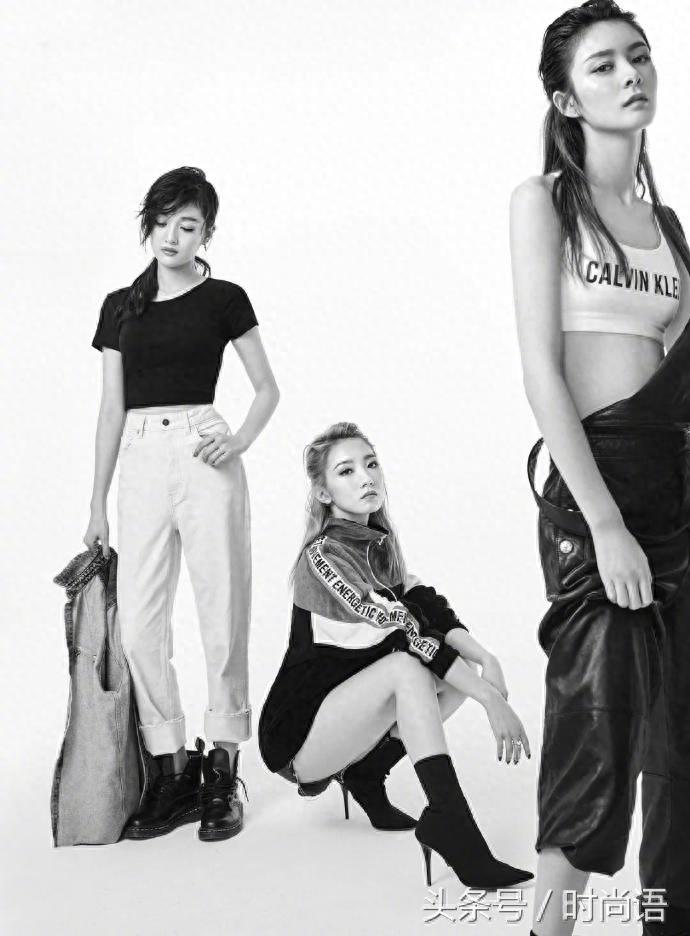 火箭少女101黑白时尚大片写真图片