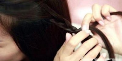 ​中分刘海编发教程图解 更显时尚和自信