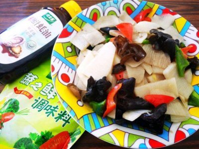 ​长山药炒木耳