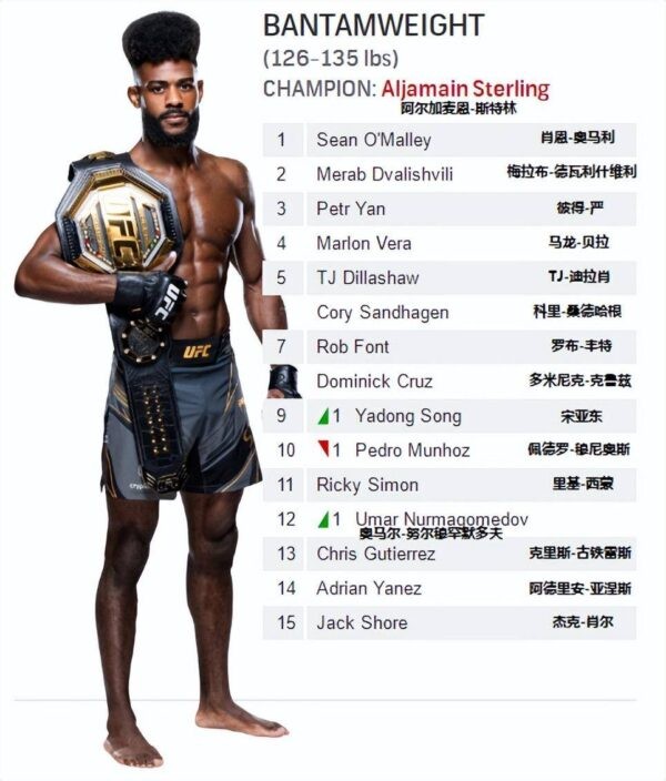 ufc排名最新2025（ufc世界排名最新）-1