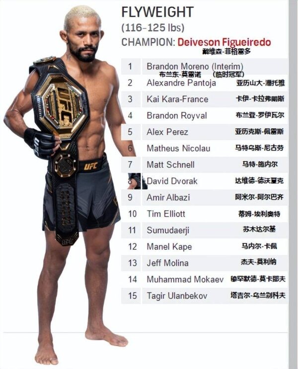 ufc排名最新2025（ufc世界排名最新）-1
