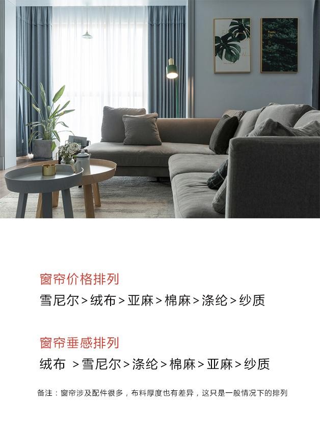 窗帘有几种布料（窗帘6种布料优缺点解析）(9)