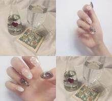 星月美甲长什么样？最近ins上超火的星月美甲图片大全 很适合春天