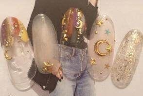 星月美甲长什么样？最近ins上超火的星月美甲图片大全 很适合春天