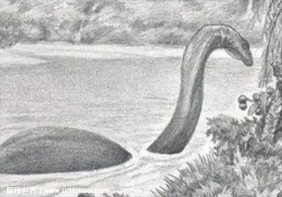 ​世界十大水怪真实图片，钱谱水怪有着狗一样的头部