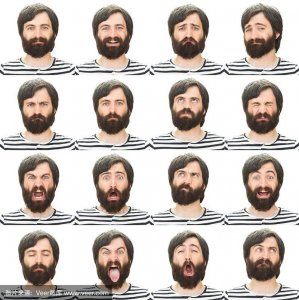 ​络腮胡子表情（一脸的络腮胡子）